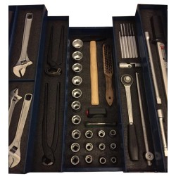 EPE foam mat type kaizen foam 57 x 43 x 4 cm. grijs/antraciet. 5 lagen