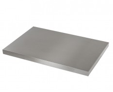 Met metaal omkleed werkblad 68 x 46 x 3,6 cm voor garageserie