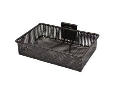 Metalen opbergmand 29 x 20 x 7 cm – wandhouder – opbergsysteem voor diversen