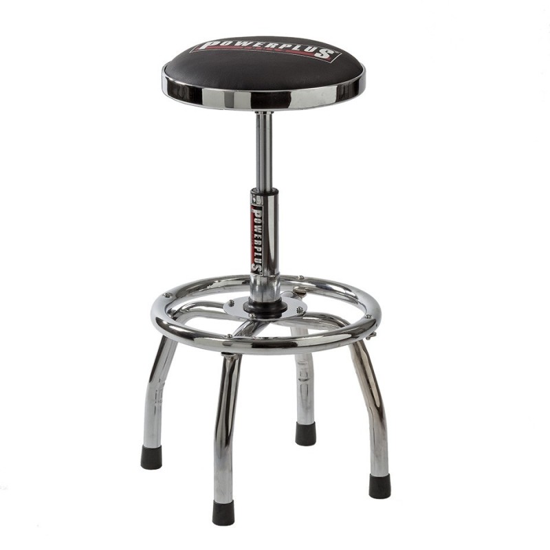 Zitting met Powerplustools logo voor barkruk 0680 en werkplaatsstoel 0679 Zitting met Powerplustools logo voor barkruk 0680 en werkplaatsstoel 0679