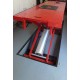 Extra brede heftafel motorfiets pneumatisch rood