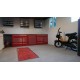 Extra brede heftafel motorfiets pneumatisch rood