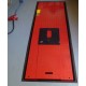 Extra brede en extra lange motorheftafel pneumatisch rood