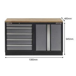 Werkbank met laden kopen. Webshop Powerplustools.nl