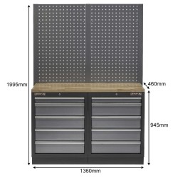 Werkbank met laden kopen. Webshop Powerplustools.nl