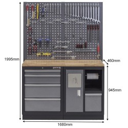 Werkbank met laden kopen. Webshop Powerplustools.be