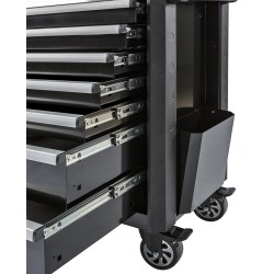 Gereedschapswagen zwart 7 laden 72 x 48 x 101 cm Gereedschapswagen zwart 7 laden 72 x 48 x 101 cm