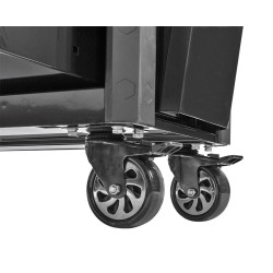 Gereedschapswagen zwart 7 laden 72 x 48 x 101 cm Gereedschapswagen zwart 7 laden 72 x 48 x 101 cm