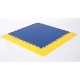 PVC kliktegel blauw 500 x 500 x 7 mm. - Industriële werkplaatstegel met ronde noppen