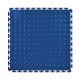 PVC kliktegel blauw 500 x 500 x 7 mm. - Industriële werkplaatstegel met ronde noppen