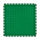PVC kliktegel groen 500 x 500 x 7 mm. - Industriële werkplaatstegel met ronde noppen