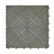 Open kliktegel grijs 400 x 400 x 18 mm. - harde kunststof tegel met open structuur