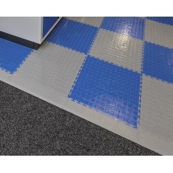 PVC oprijrand grijs - oplooprand 500 x 100 mm. voor Industriële PVC kliktegel PVC oprijrand grijs - oplooprand 500 x 100 mm. voor Industriële PVC kliktegel