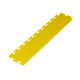 PVC oprijrand geel - oplooprand 500 x 100 mm. voor Industriële PVC kliktegel