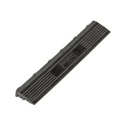 Kunststof oprijrand zwart - oplooprand 400 x 60 mm voor 1810 + 1813 kliktegel type 1