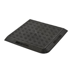 Kunststof oprijrand zwart - oplooprand 400 x 60 mm voor 1810 + 1813 kliktegel type 1