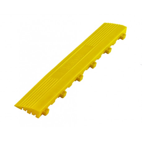 Kunststof oprijrand geel - oplooprand 400 x 60 mm voor 1810 + 1813 kliktegel type 1