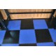 PVC kliktegel blauw 500 x 500 x 6 mm. Vloertegel voor industrieel gebruik - hamerslag anti slip profiel