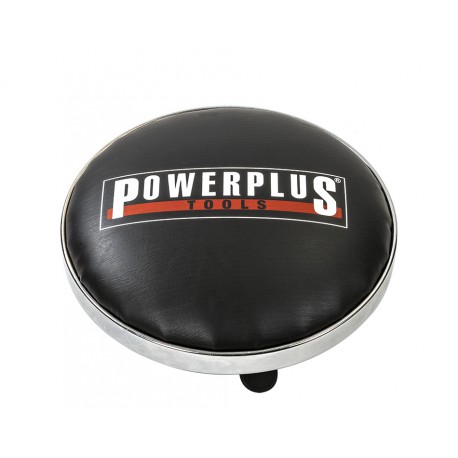 Zitting met Powerplustools logo voor barkruk 0680 en werkplaatsstoel 0679