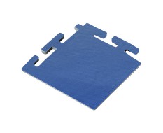 PVC hoekstuk blauw 100 x 100 x 6 mm. voor Industriële kliktegels 1811 en 1812