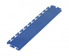 PVC oprijrand blauw - oplooprand 500 x 100 mm. voor Industriële PVC kliktegel