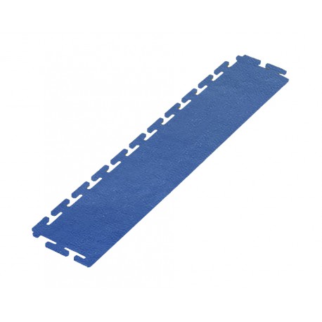 PVC oprijrand blauw - oplooprand 500 x 100 mm. voor Industriële PVC kliktegel