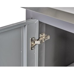 Professionele werkbank – montagetafel 215 x 70 x 95 cm. met 12 laden en 2 gereedschapskasten