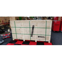 Professionele werkbank – montagetafel 215 x 70 x 95 cm. met 12 laden en 2 gereedschapskasten