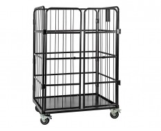 Rolcontainer - magazijnwagen nestbaar 4-heks 110 x 80 x 170 cm