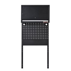 Frame met onderpaneel, gereedschapsbord en bovenkast zwart voor Heavy Duty werkbankserie