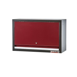 Frame met onderpaneel, gereedschapsbord en bovenkast rood voor Heavy Duty werkbankserie