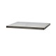 Met RVS omkleed werkblad 72 x 60 x 3,8 cm voor heavy duty serie