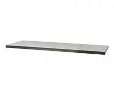 Met RVS omkleed werkblad 144 x 60 x 3,8 cm voor heavy duty serie