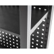 Magazijnstelling grijs antraciet - 68 x 46 x200 cm met gereedschapsbordprofiel