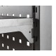 Magazijnstelling grijs antraciet - 120 x 46 x 200 cm met gereedschapsbordprofiel