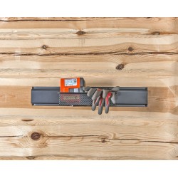 Metalen opbergmand 28 x 16,5 x 6,1 cm – wandhouder – opbergsysteem voor diversen Metalen opbergmand 28 x 16,5 x 6,1 cm – wandhouder – opbergsysteem voor diversen