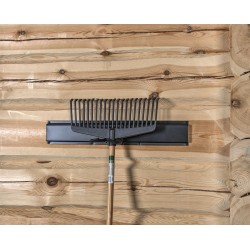 Wandhaak - ballenhouder 19 x 12 cm. voor rugbybal – voetbal – tuingereedschap – gereedschap ophangen