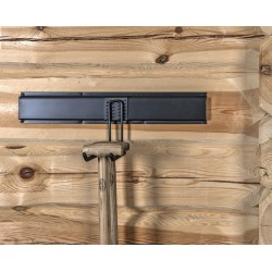 Dubbele wandhaak 20 x 10 cm. – tuingereedschap haak – gereedschap ophangen Dubbele wandhaak 20 x 10 cm. – tuingereedschap haak – gereedschap ophangen