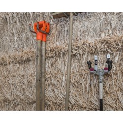 Stalen ophangbeugel 120 x 185 mm. dubbele haak verchroomd