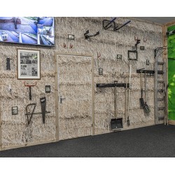 Dubbele wandhaak voor tuingereedschap kopen. Webshop Powerplustools.nl