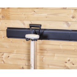 Tuingereedschap opbergsysteem - opbergen - opbergsysteem - ophangsysteem  aan de muur - tuingereedschap ophangen