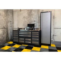 Professionele werkbank – montagetafel 183 x 70 x 95 cm. met 17 laden Professionele werkbank – montagetafel 183 x 70 x 95 cm. met 17 laden