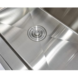 Werkbankset - met RVS plaat omkleed werkblad, werkplaatsinrichting, gereedschapsbord, hangkasten en 9 laden - 387 x 46 x 200 cm