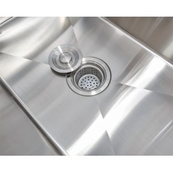 Werkbank set met MDF werkblad met RVS plaat omkleed - 18 laden - 204 x 46 x 94,6 cm. Werkbank met laden - ladenblok