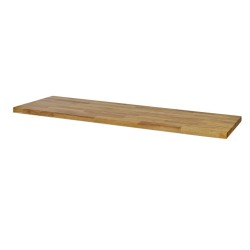 Werkbank set met hardhouten werkblad, gereedschapskast, gereedschapsbord, bovenkasten - 19 laden - 272 x 46 x 94,5 / 199,5 cm