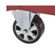 Gereedschapswagen rood, 9 laden gevuld met gereedschap in foam inleg
