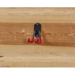 Dubbele wandhaak – ophangbeugel van metaal 6 x 6,5 x 11,5 cm Dubbele wandhaak – ophangbeugel van metaal 6 x 6,5 x 11,5 cm