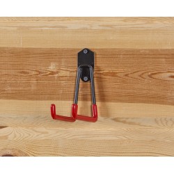 Dubbele wandhaak – ophangbeugel van metaal 6 x 15,5 x 17 cm Dubbele wandhaak – ophangbeugel van metaal 6 x 15,5 x 17 cm