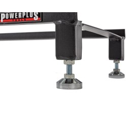 Onderframe met in hoogte verstelbare pootjes voor twee premium line kasten