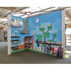 Wandhaak 24 x 8.5 x 9 cm. tuingereedschap ophangen - opbergen - opbergsysteem - ophangsysteem  aan de muur.